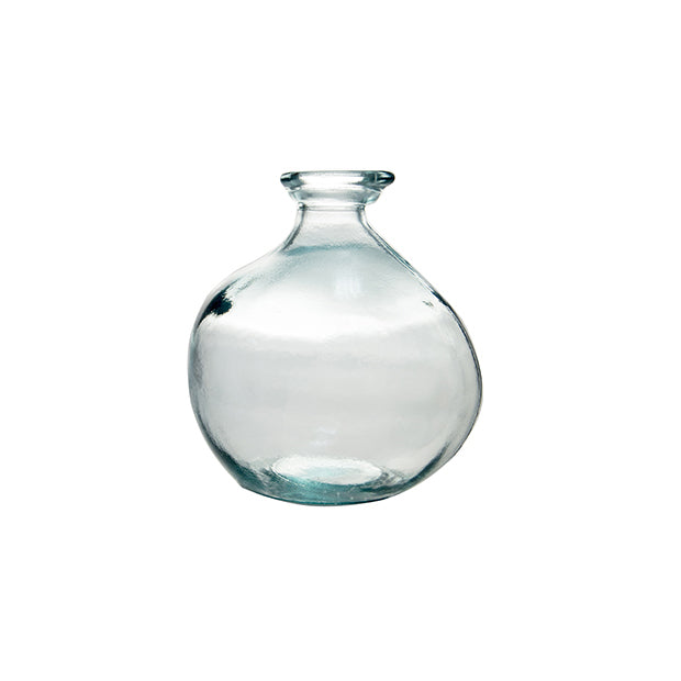 Vase dame jeanne 18cm en verre 100% recyclé