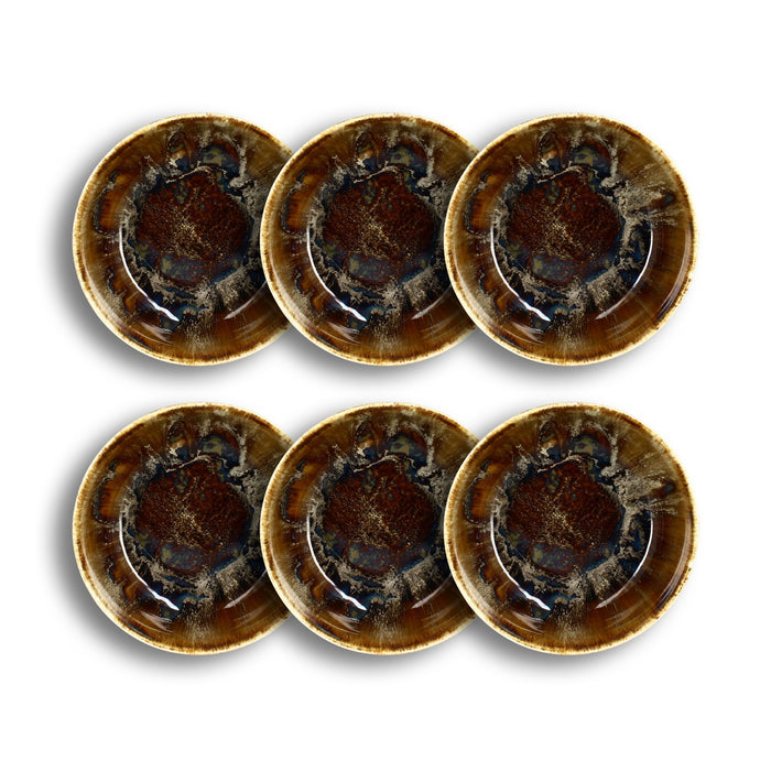 Lot de 6 coupelles 16cm en émail réactif Volcano