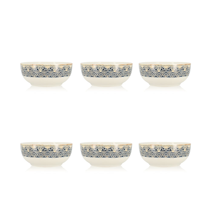 Lot de 6 coupelles 12cm en porcelaine Byzance