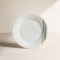 Lot De 6 Assiettes à Dessert Porcelaine Coquelicot - 19,5 Cm, Résistantes Et Micro-ondes - 7
