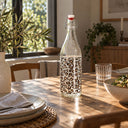 Lot 6 bouteilles en verre 1 litre Léopard