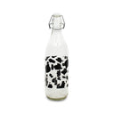 Bouteille en verre 1 litre Vache