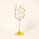 Lot de 4 verres à pied 43.5cl en verre Citron