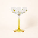 Lot de 4 coupes à champagne 27cl en verre Citron