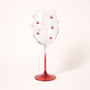 Lot de 4 verres à pied 43.5cl en verre Cerise