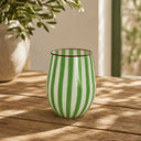 Lot de 3 gobelets 40cl en verre vert Circus