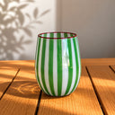 Lot de 3 gobelets 40cl en verre vert Circus