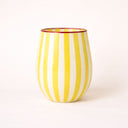 Lot de 3 gobelets 40cl en verre jaune Circus