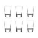 Lot de 6 Verrines Boston 6.2cl en Verre Transparent