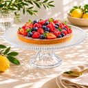 Plat sur pied en verre 30cm Orion
