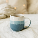 Lot de 6 Mugs Riga Bleu 44cl en Grès