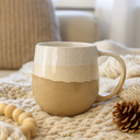 Lot de 6 Mugs Riga Beige 44cl en Grès