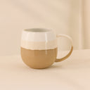 Lot de 6 Mugs Riga Beige 44cl en Grès