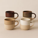 Lot de 8 tasses 10cl en grès Macchiato