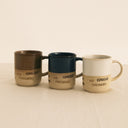 Lot de 6 mugs macchiato 34cl en grès