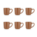 Lot de 6 mugs 38cl en grès marron Arita