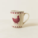 Lot de 6 mugs Gallina 38cl en Grès