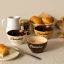 Lot de 6 bols 14cm en grès Chocolat Suisse