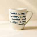 Lot de 6 mugs 36cl en porcelaine Pescare