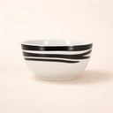 Lot de 6 bols 60cl en porcelaine Zèbre