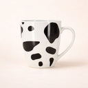 Lot de 6 mugs 35cl en porcelaine Vache