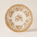 Lot de 6 assiettes plates 26cm en grès Faustine miel