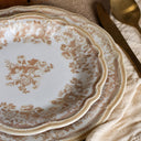 Lot de 6 assiettes à dessert 20cm en grès Faustine miel
