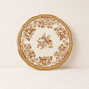 Lot de 6 assiettes à dessert 20cm en grès Faustine miel
