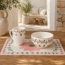 Lot de 6 bols 60cl en porcelaine Primavera rose
