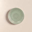 Lot de 6 assiettes à dessert 21cm en grès vert Turbolino