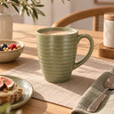 Lot de 6 mugs 37cl en grès vert Turbolino