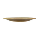 Lot de 6 assiettes plates 27cm en grès caramel Turbolino