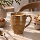 Lot de 6 mugs 37cl en grès caramel Turbolino