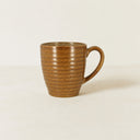 Lot de 6 mugs 37cl en grès caramel Turbolino