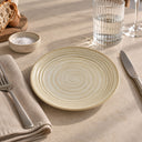 Lot de 6 assiettes à dessert 21cm en grès jaune Turbolino