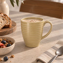 Lot de 6 mugs 37cl en grès jaune Turbolino