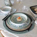 Lot de 6 assiettes plates 28cm en faïence Capria