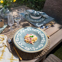 Lot de 6 assiettes à pâtes 28cm en faïence Capria