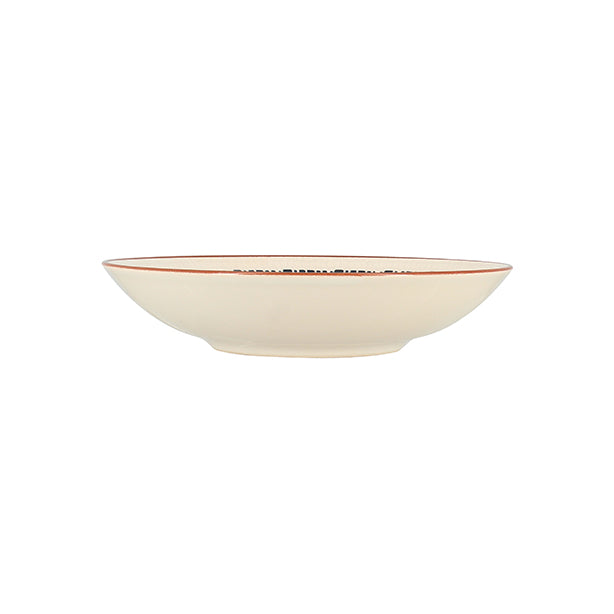 Lot de 6 assiettes creuses 21cm en faïence Amatxi