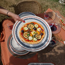 Lot de 6 assiettes à pizza 32cm en faïence Amatxi