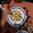 Lot de 6 assiettes à pâtes 28cm en faïence Amatxi