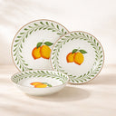 Service de table 36 pièces en porcelaine Lemon