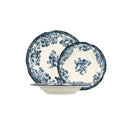 Lot de 6 assiettes creuses 22cm en grès Faustine