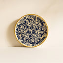 Lot de 6 assiettes à dessert 19cm en grès décor bleu Héraclée