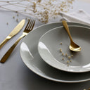 Lot de 6 assiettes plates 27cm en porcelaine Métropolitan
