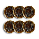 Lot de 6 coupelles 16cm en émail réactif Volcano