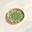 Lot de 6 assiettes à dessert 19cm en grès décor vert Héraclée