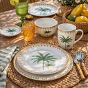 Lot de 6 assiettes creuses 20cm en porcelaine Atlas