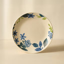 Lot de 6 assiettes plates 26cm en grès Bleuet