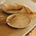 Lot de 6 assiettes plates 26cm en grès Savane